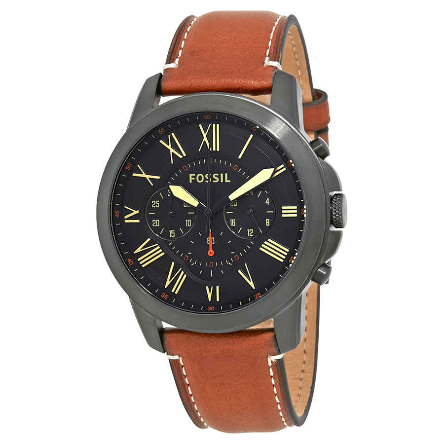 Grant Chronograph Black Dial Mens Watch FS5241
