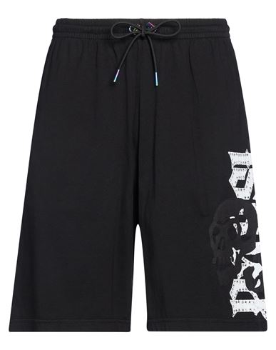 Man Shorts & Bermuda Shorts Black Size XL Cotton