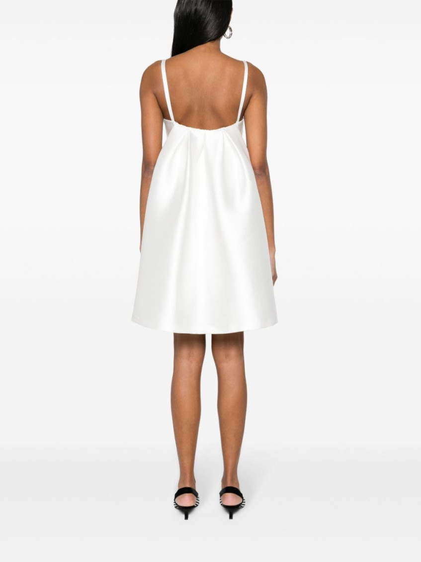 White Papavero mini dress