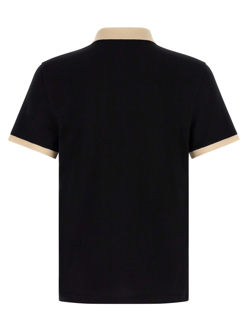 Black Shirt Collar Polos