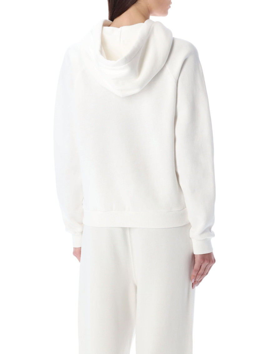 White Logo Hoodie