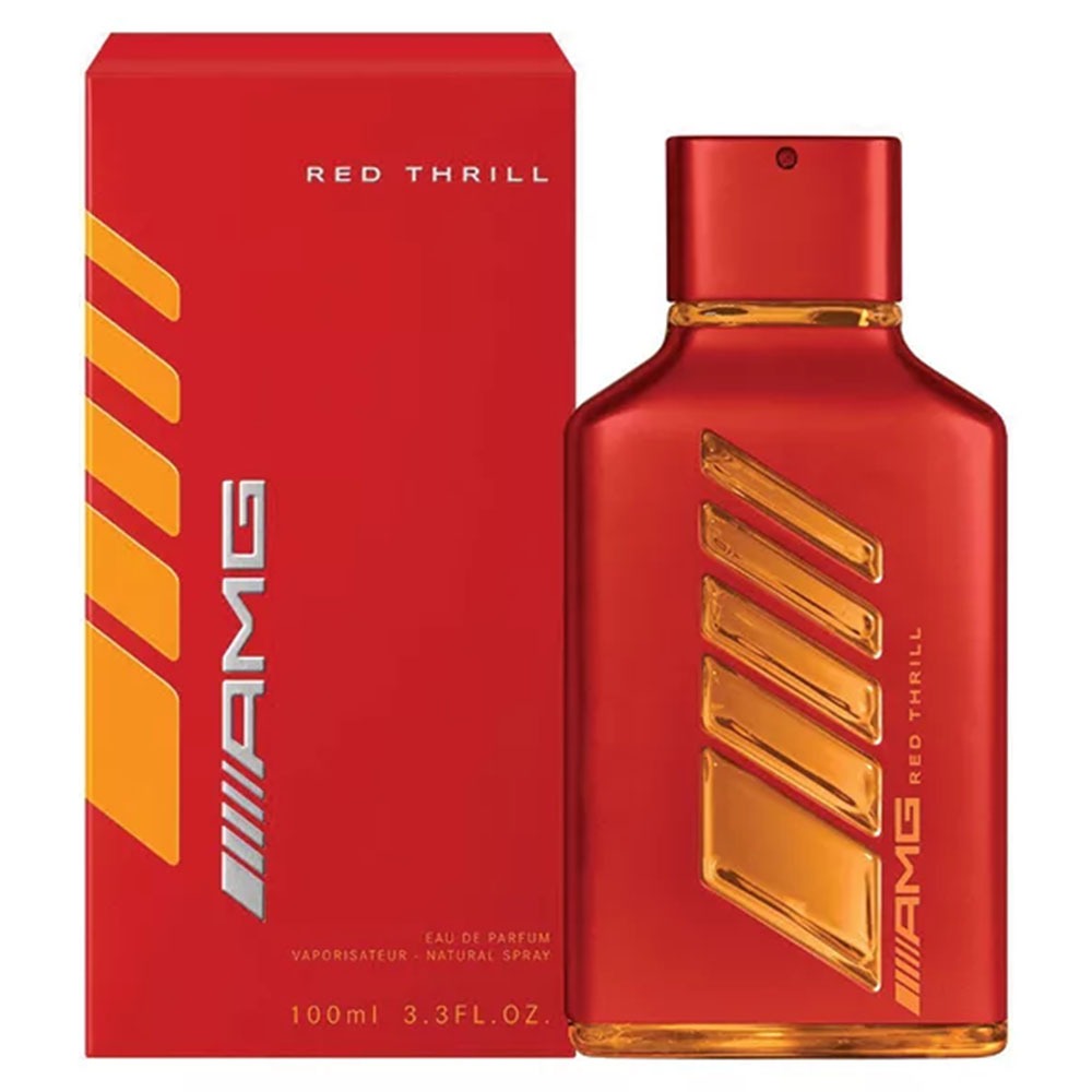 Mens Mercedes Benz Amg Red Thrill EDP Spray 3.4 oz Fragrances 3595471095367