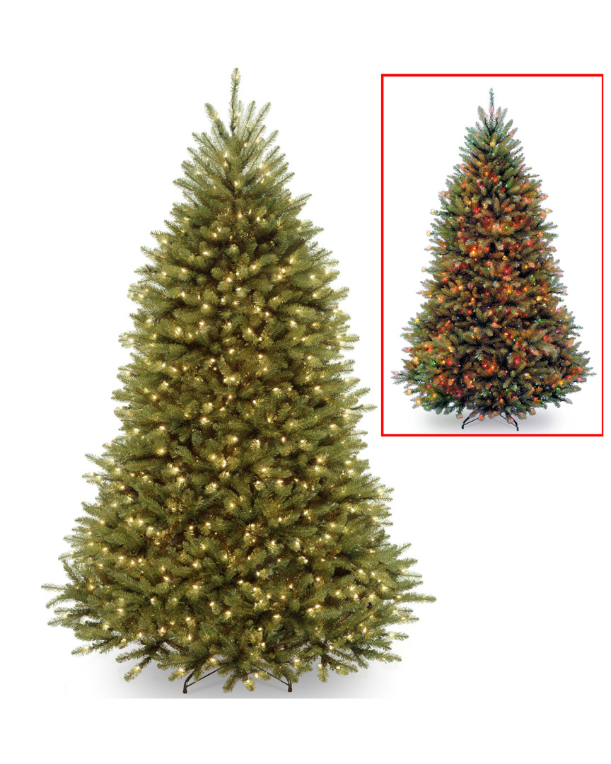 7.5ft Dunhill Fir Hinged Tree with 700 Dual Color Lights