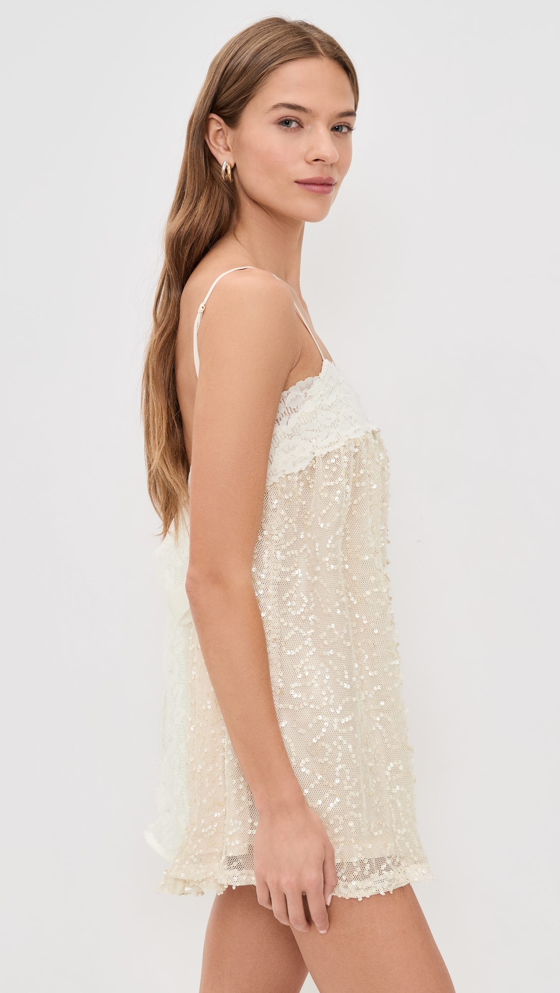 Sophia Dress Ivory Sequin