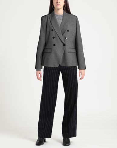 Woman Blazer Grey Size 12 Polyester, Viscose, Elastane