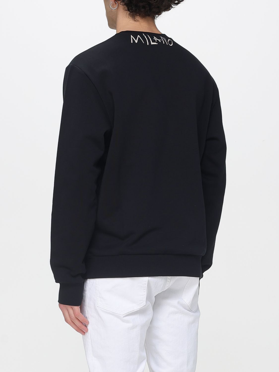 Sweatshirt Men color Black