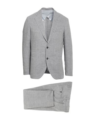 Man Suit Grey Size 40 Wool, Linen