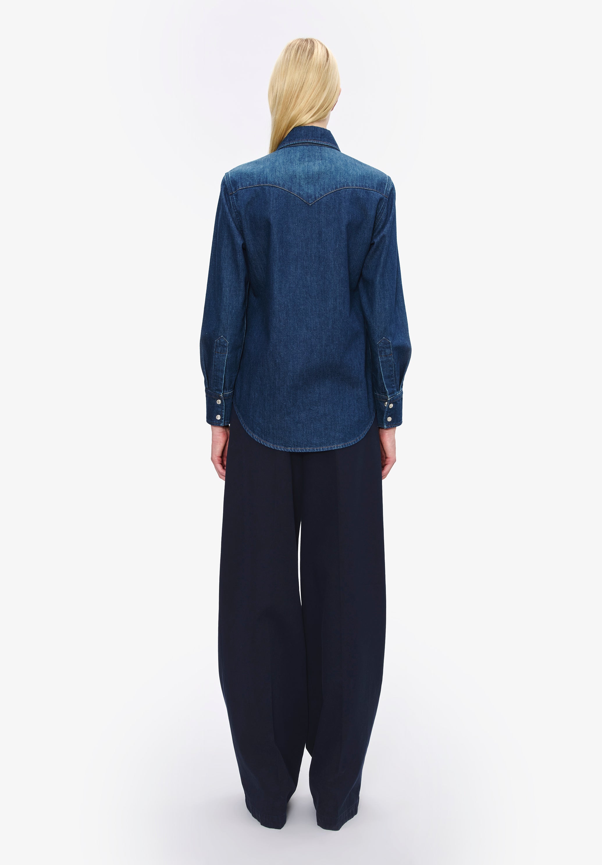 A. P.C. Women's Ginny pants Size: 34 in Dark navy blue