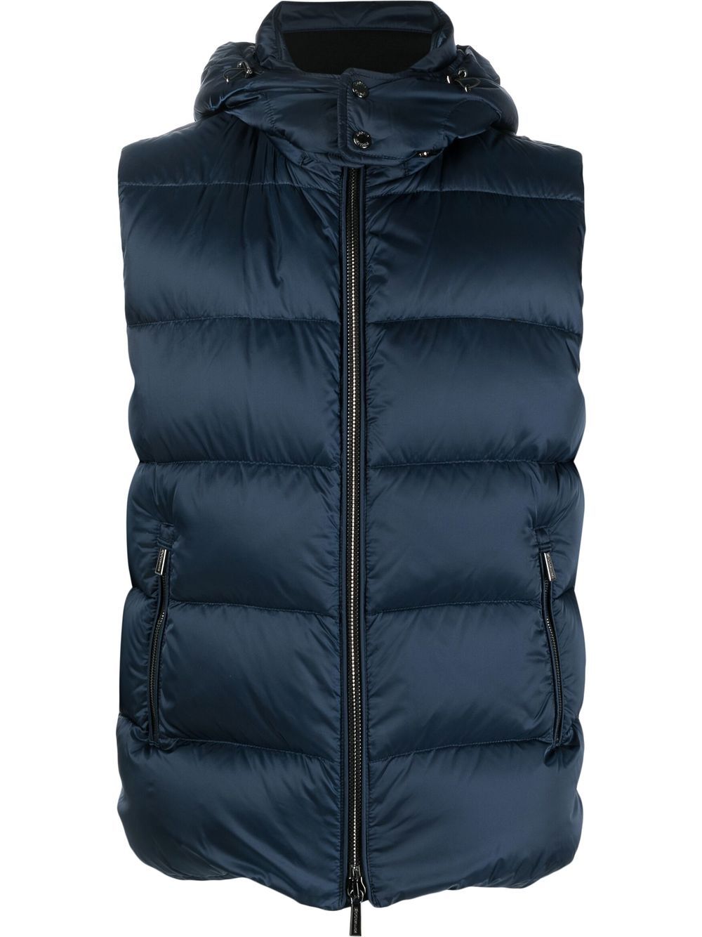 Fire-SH hooded down gilet - Blue