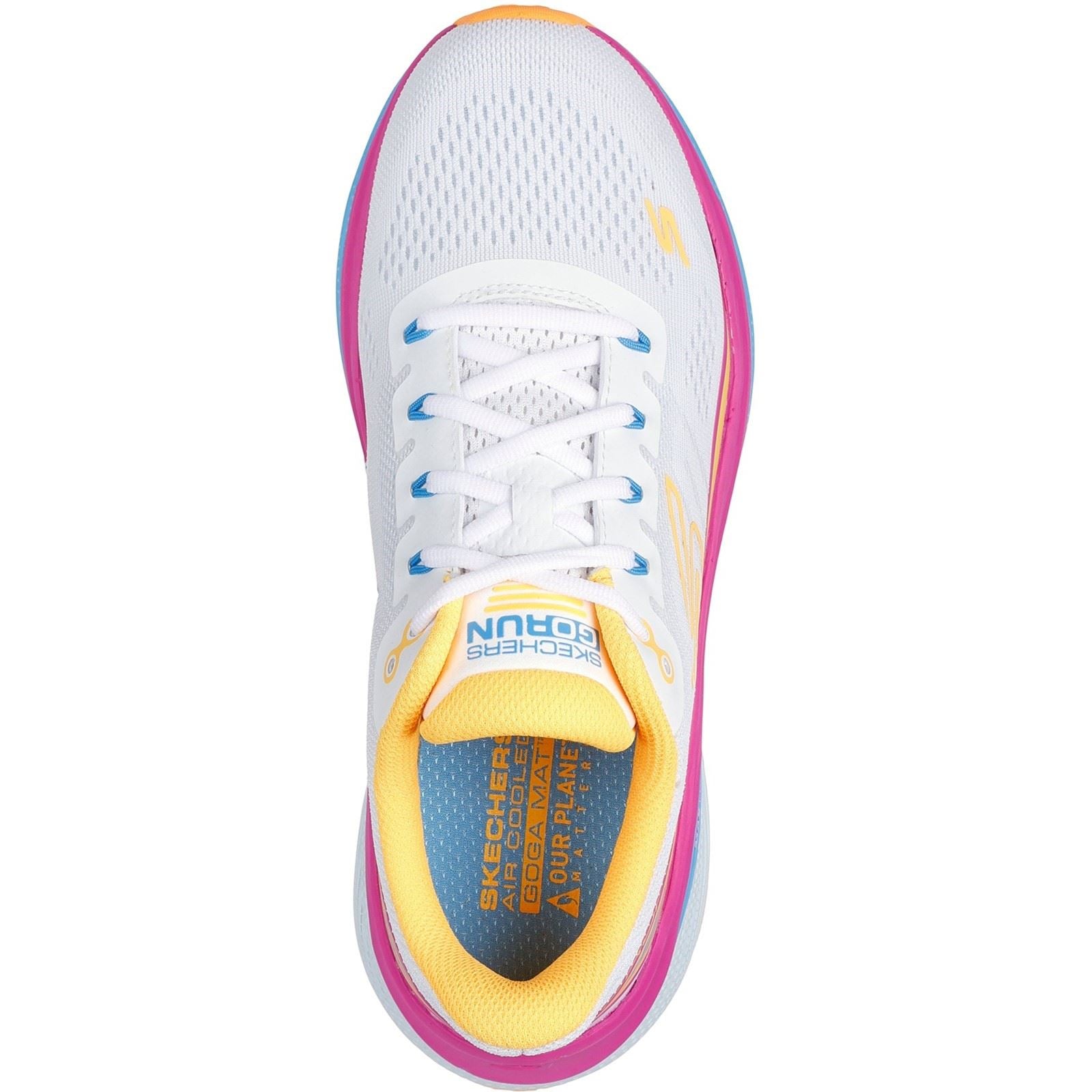 Skechers Performance Max Cushioning Propulsion Textile Women's White/Orange Trainer