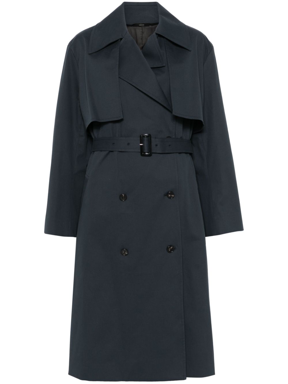 Double-breasted trench coat - Blue