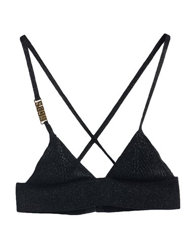 Woman Top Black Size XS Viscose, Polyester, Metallic fiber