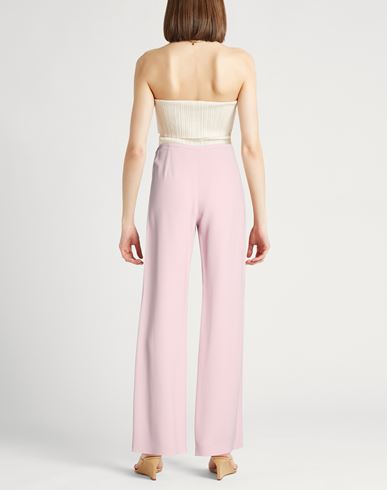 Woman Pants Pink Size 12 Viscose, Acetate, Elastane