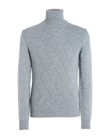 Man Turtleneck Light grey Size M Dralon