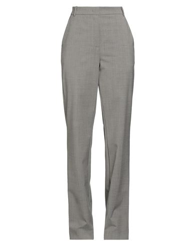Woman Pants Taupe Size 2 Polyester, Wool, Elastane
