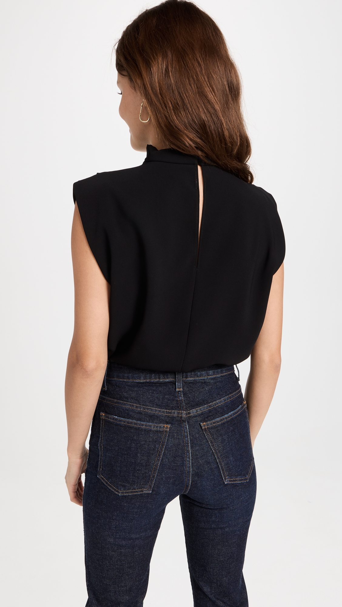 Sleeveless Fabienne Top Black