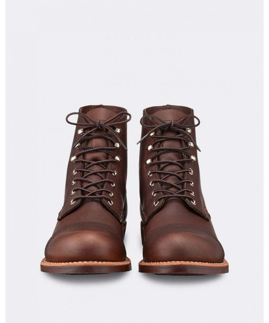 Red Wing Iron Ranger Mens Boot - Brown Leather