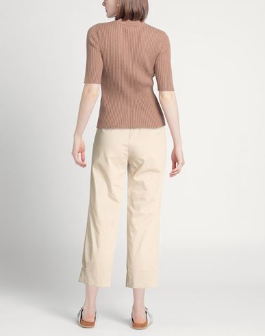 Woman Pants Ivory Size 6 Cotton, Polyamide, Elastane