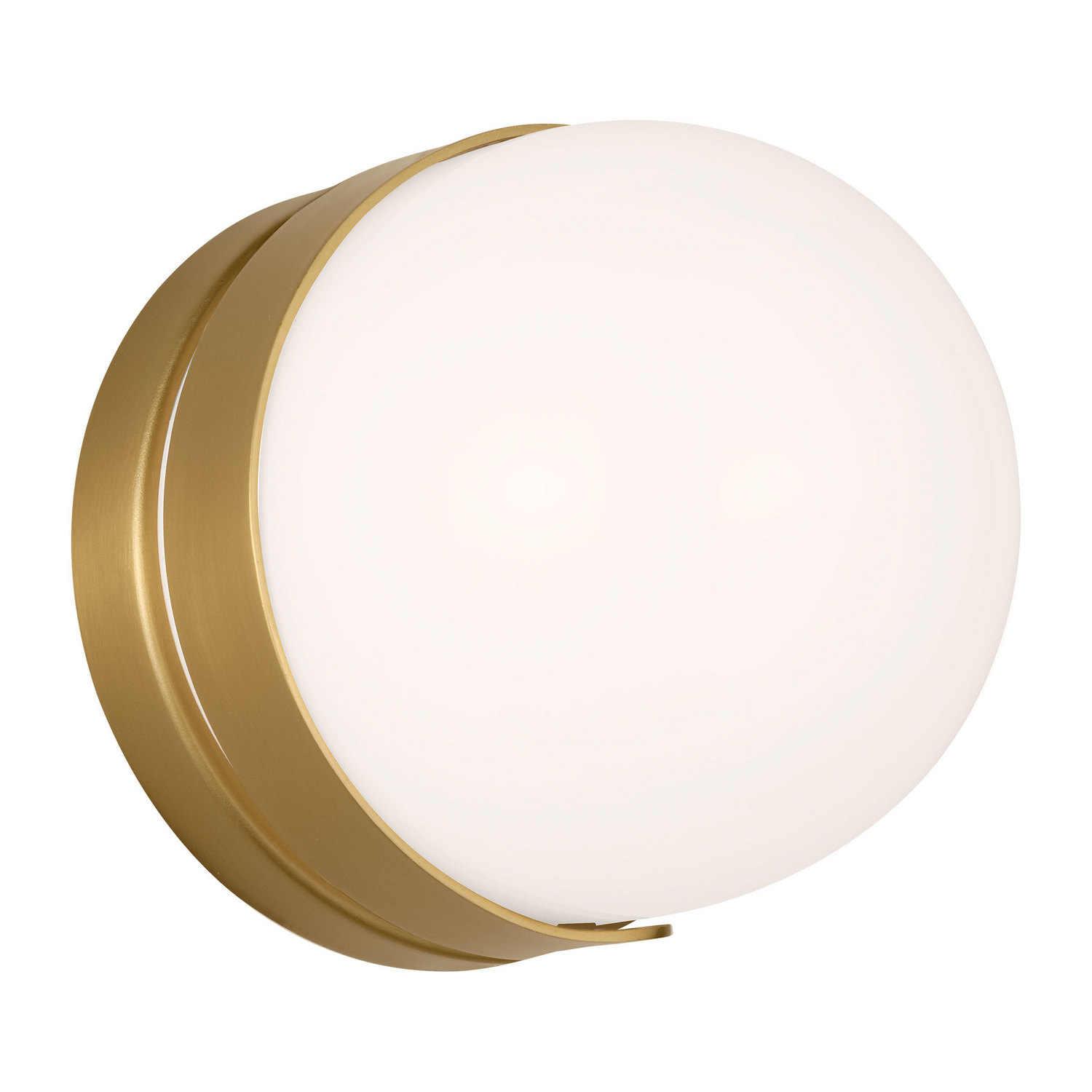 Burnished Brass LED Bathroom Vanity Light from the Syrie Collection