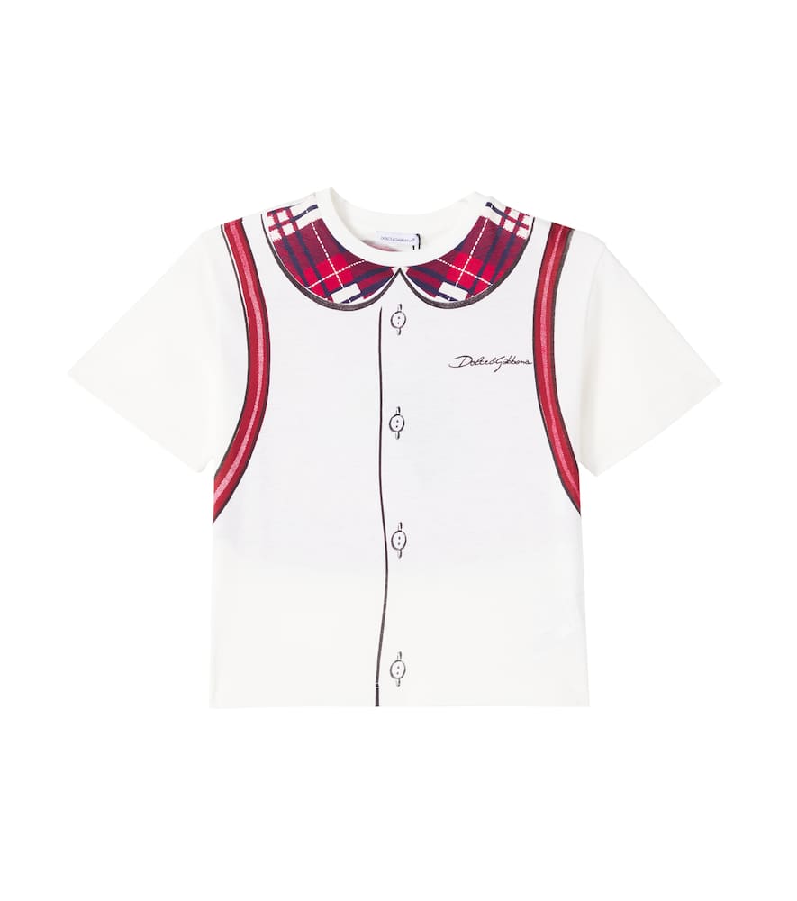 Printed cotton jersey T-shirt