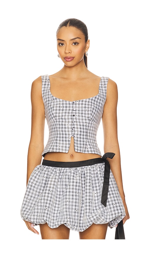 MAJORELLE Micah Top in Black. -  XXS also in L, M, S
