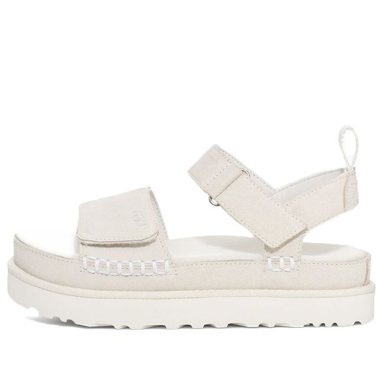 (WMNS) Goldenstar Flatform Sandal 'White'
