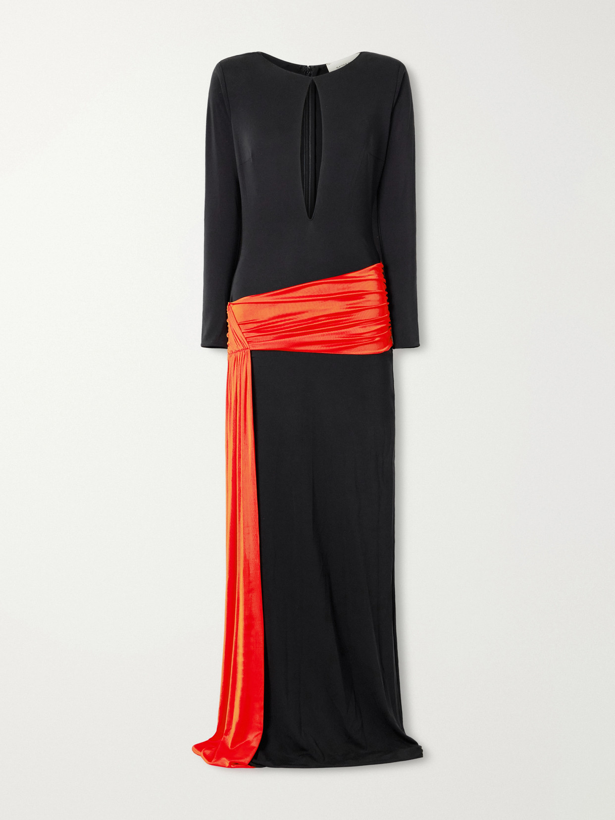 Heat Train Stretch-jersey Gown - Black