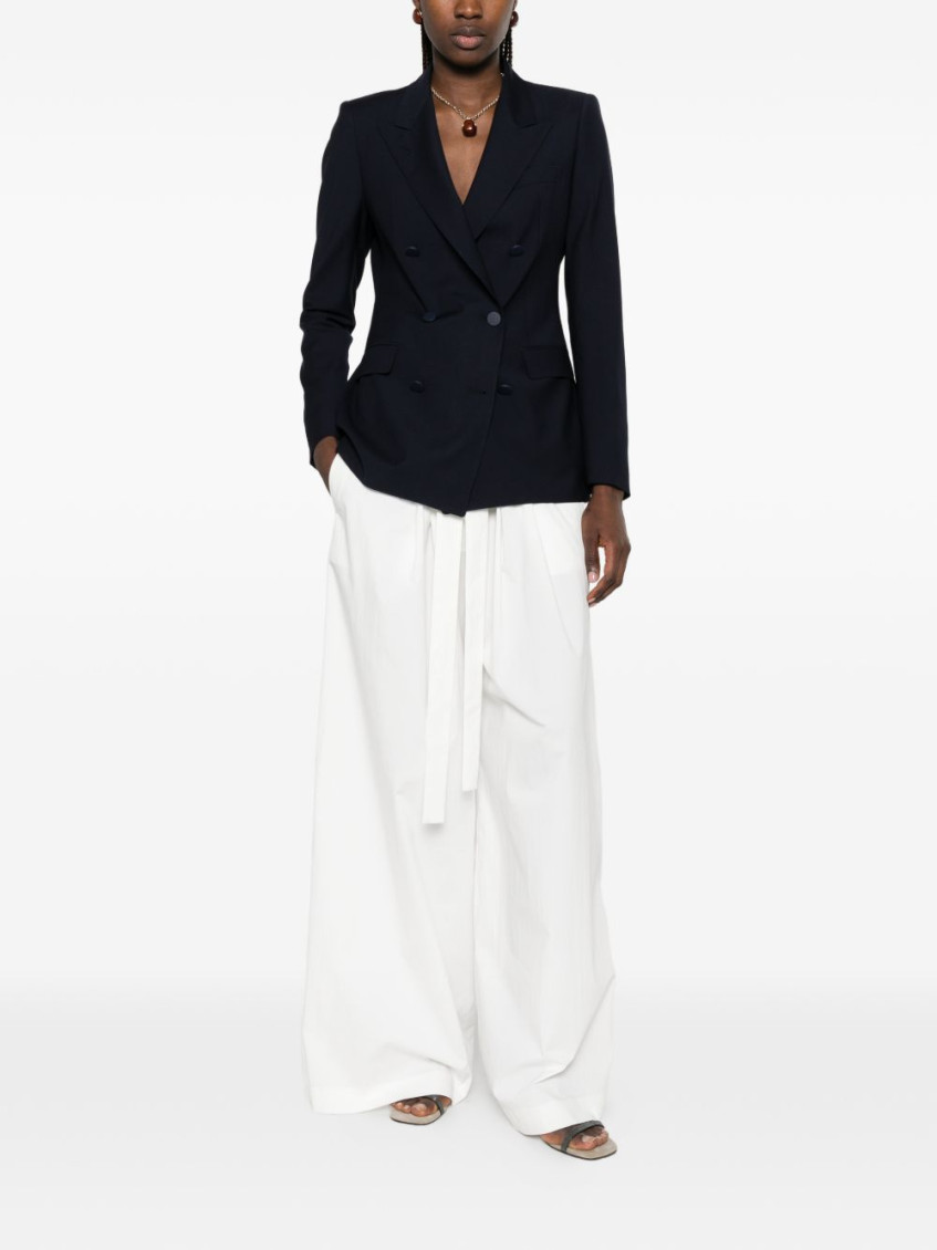 Tagliatore - double breasted blazer buttoned cuffs shoulder