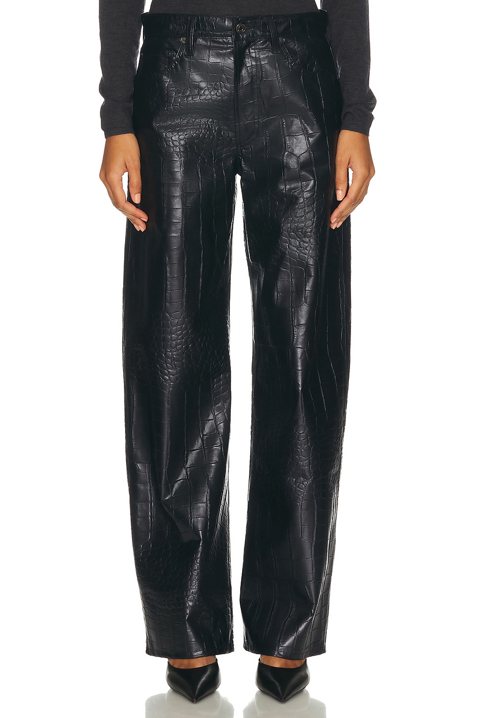 AGOLDE Arc Jean in Croc. 23 also , 25, 26, 27, 28, 29, 30, 32