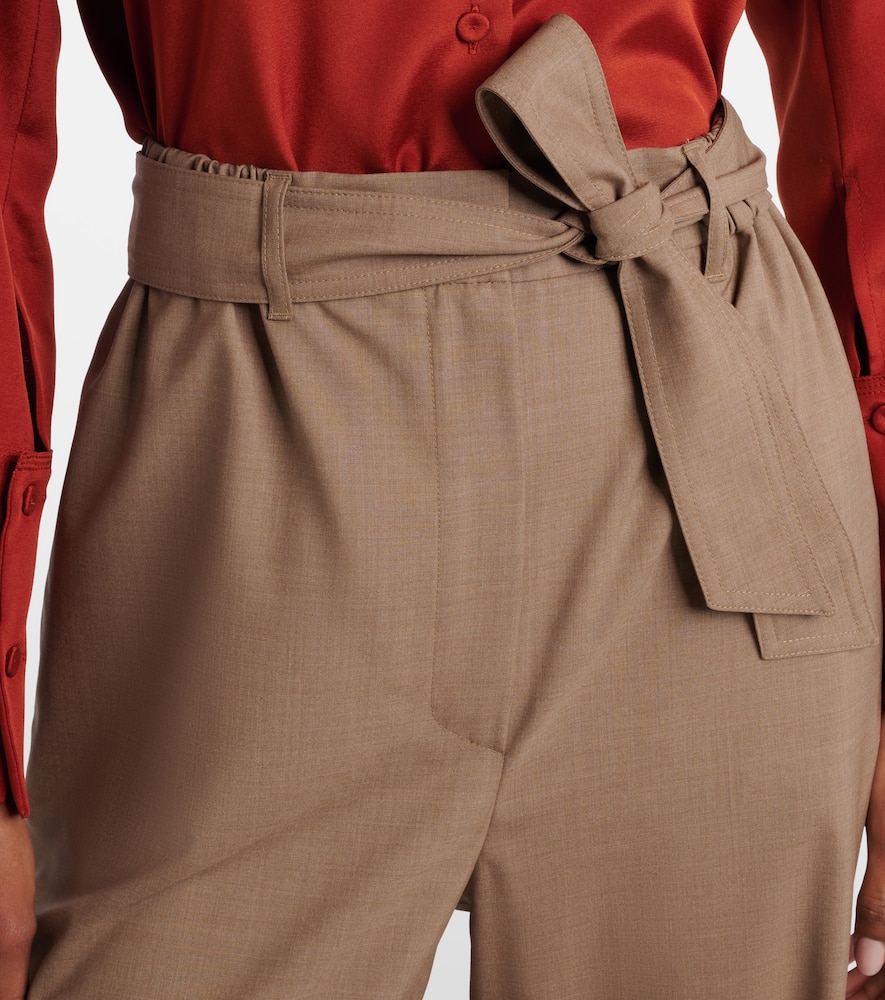 Salpa virgin wool straight pants