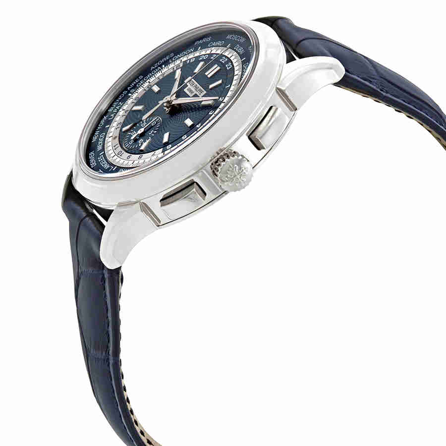 Complications Blue Dial Automatic Mens 18K White Gold Watch 5930G-001