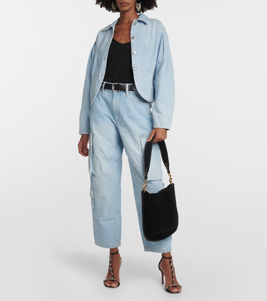 Isabel Marant Elore denim cargo pants