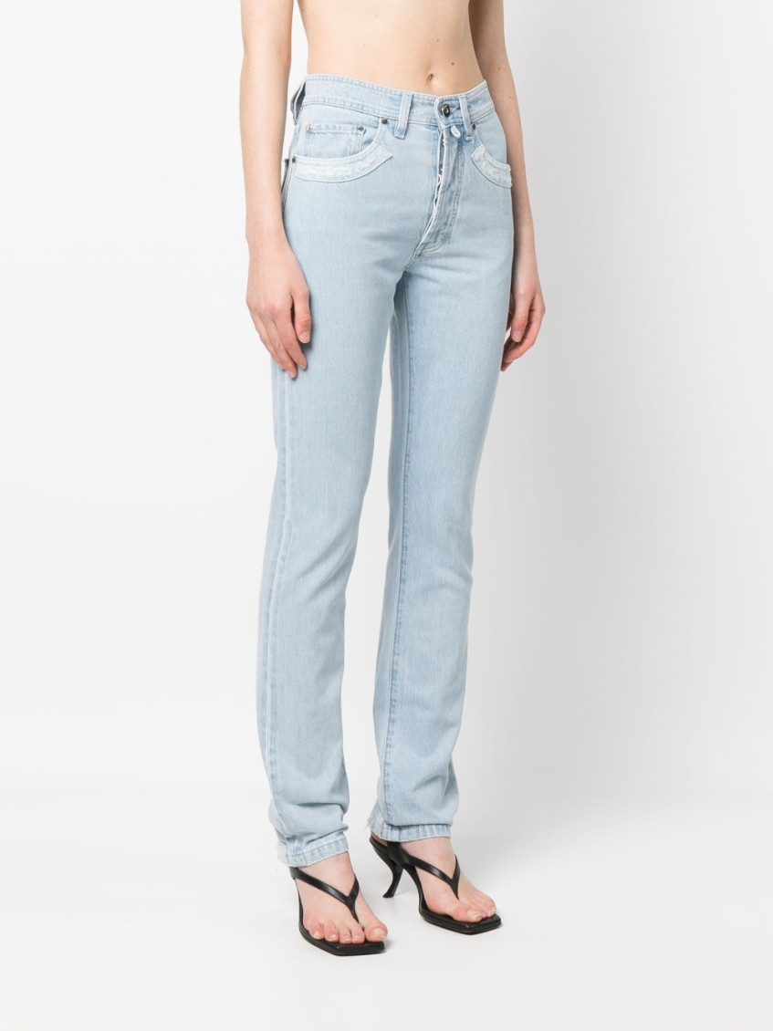 - Patchwork Organic Cotton Jeans