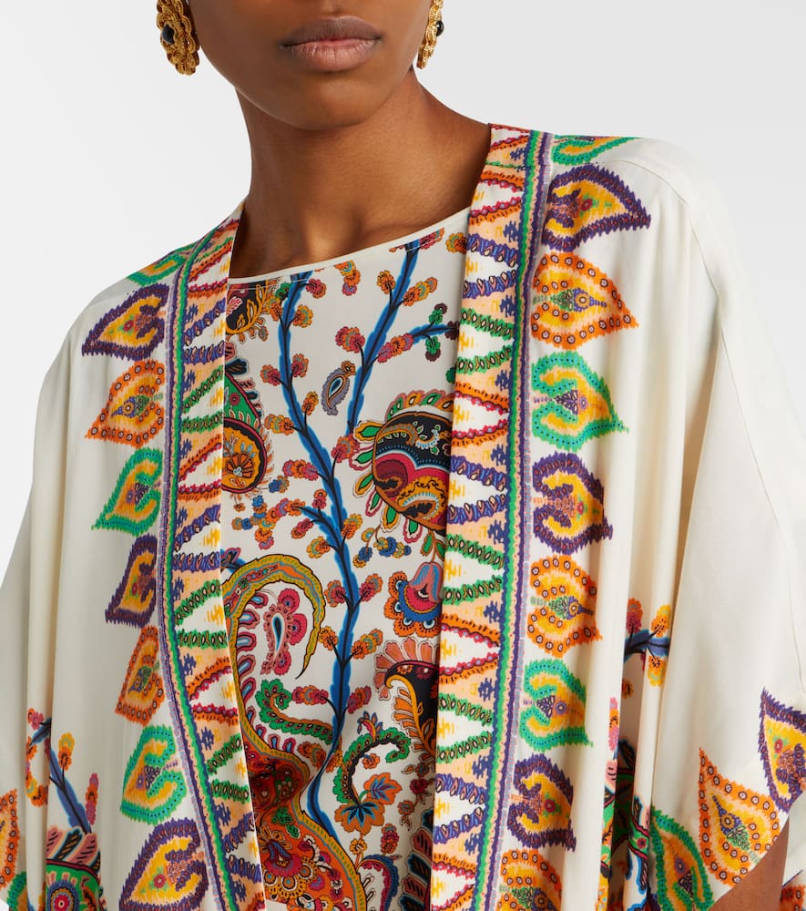 Printed beach cover-up