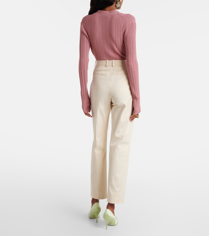 New Coleman cotton straight pants