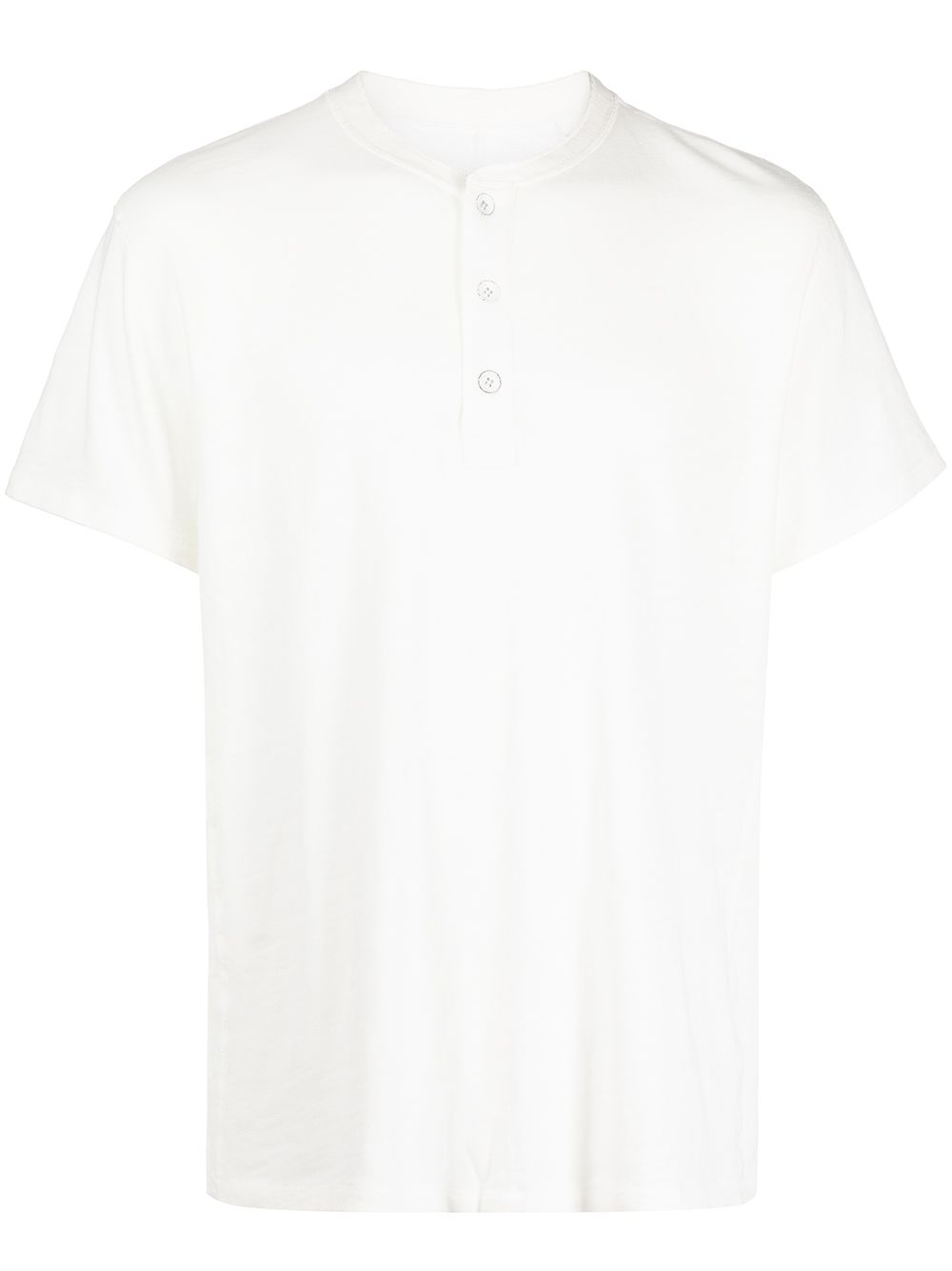 Round-neck short-sleeve T-shirt - White