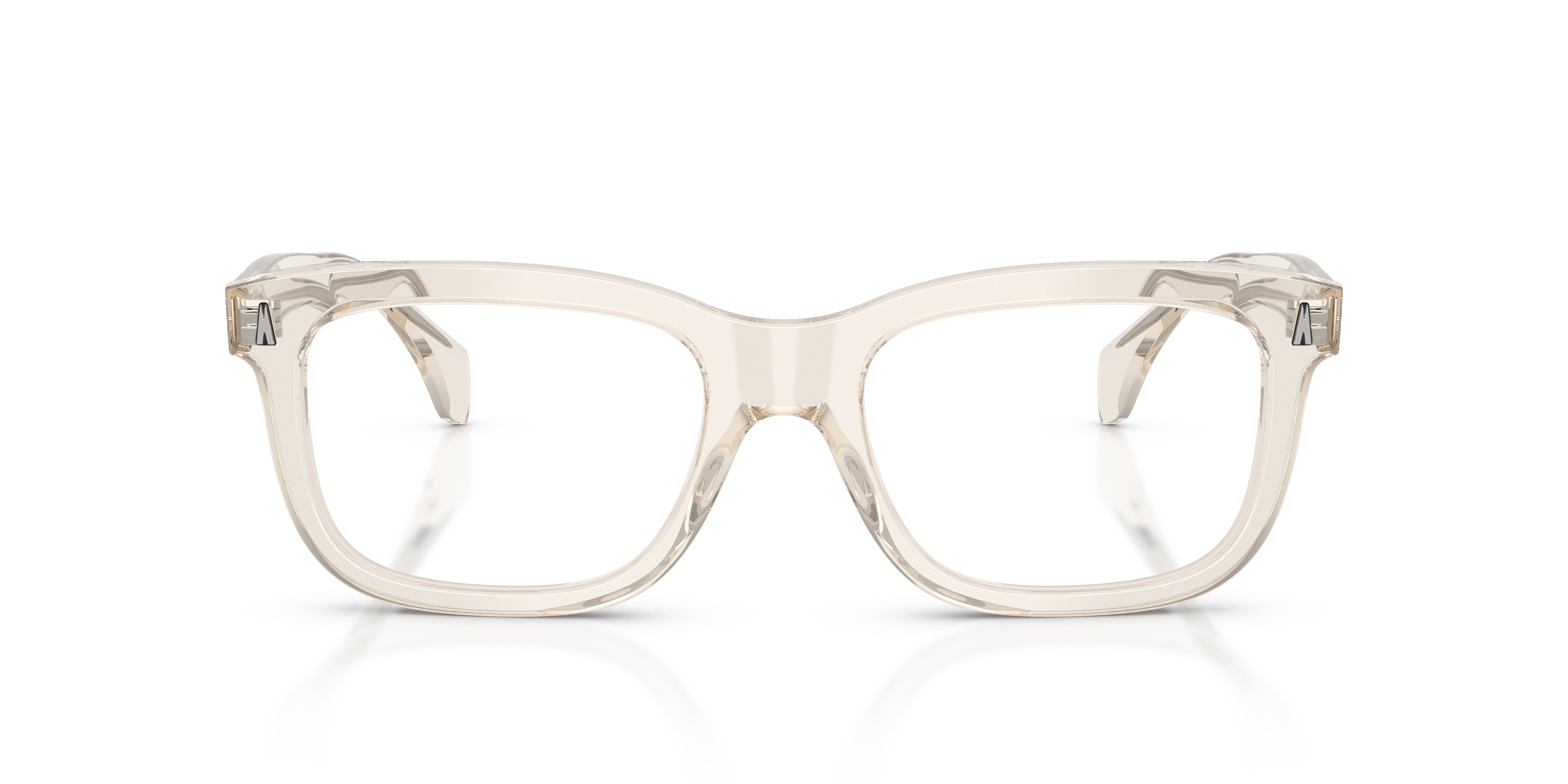 Moncler Unisex Moncler ME2019 3003 Monturas ópticas Acetato Marrón Transparente Cuadrada Norma