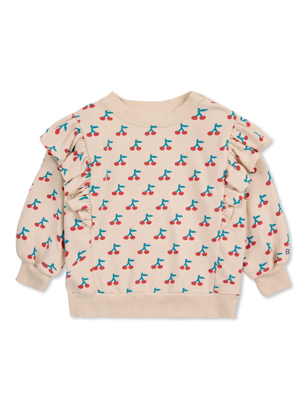 Cherry-print sweatshirt - Neutrals