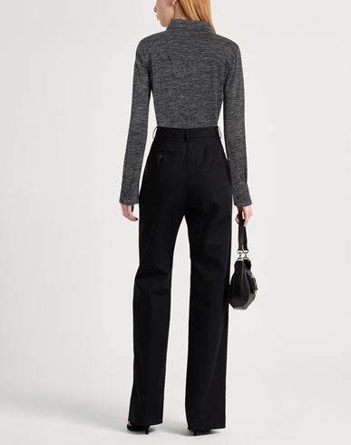 Woman Shirt Charcoal Size 4 Polyamide, Linen, Wool