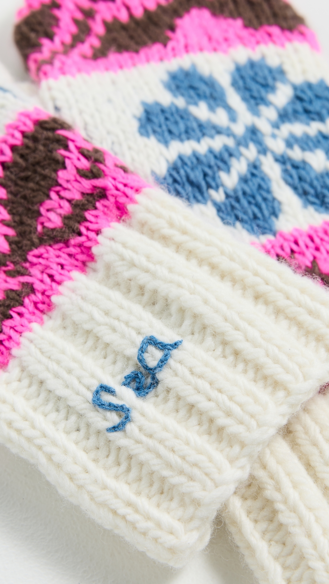 Mavis Knit Mittens Multi One Size