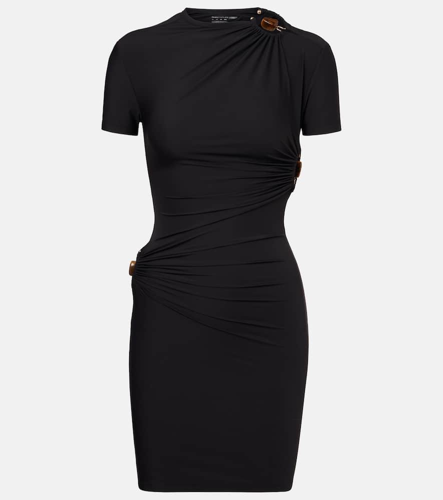 Orbit ruched minidress