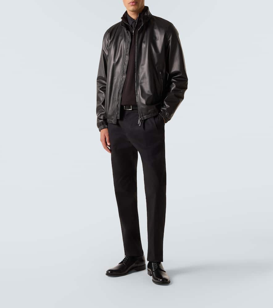 Leather jacket
