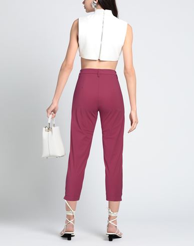 Virna Drò Woman Pants Magenta Size 6 Polyester, Elastane