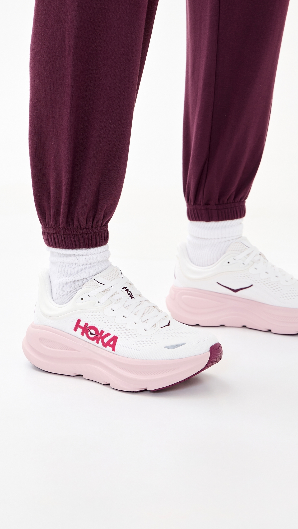 Bondi 9 Sneakers White/Pink Opal