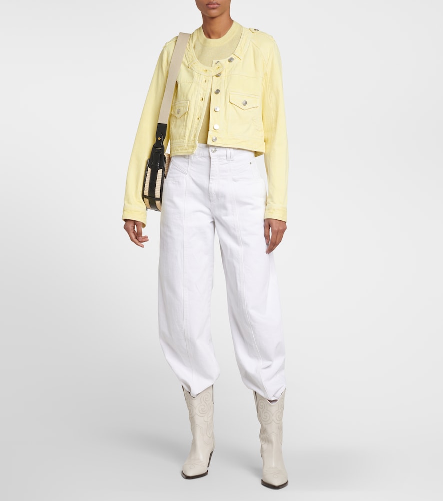 Valene cropped denim jacket