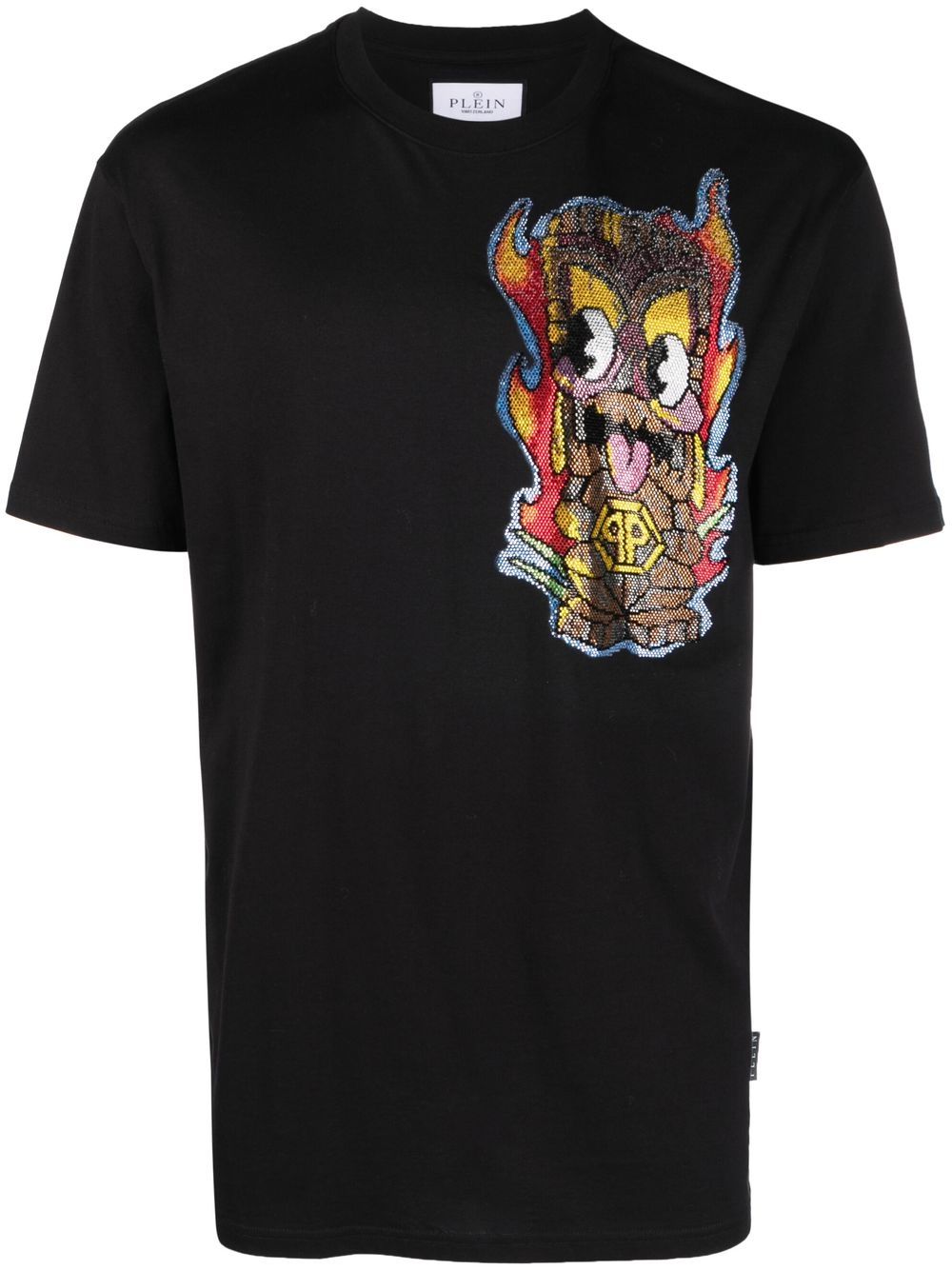 Hawaii embellished short-sleeve T-shirt - Black