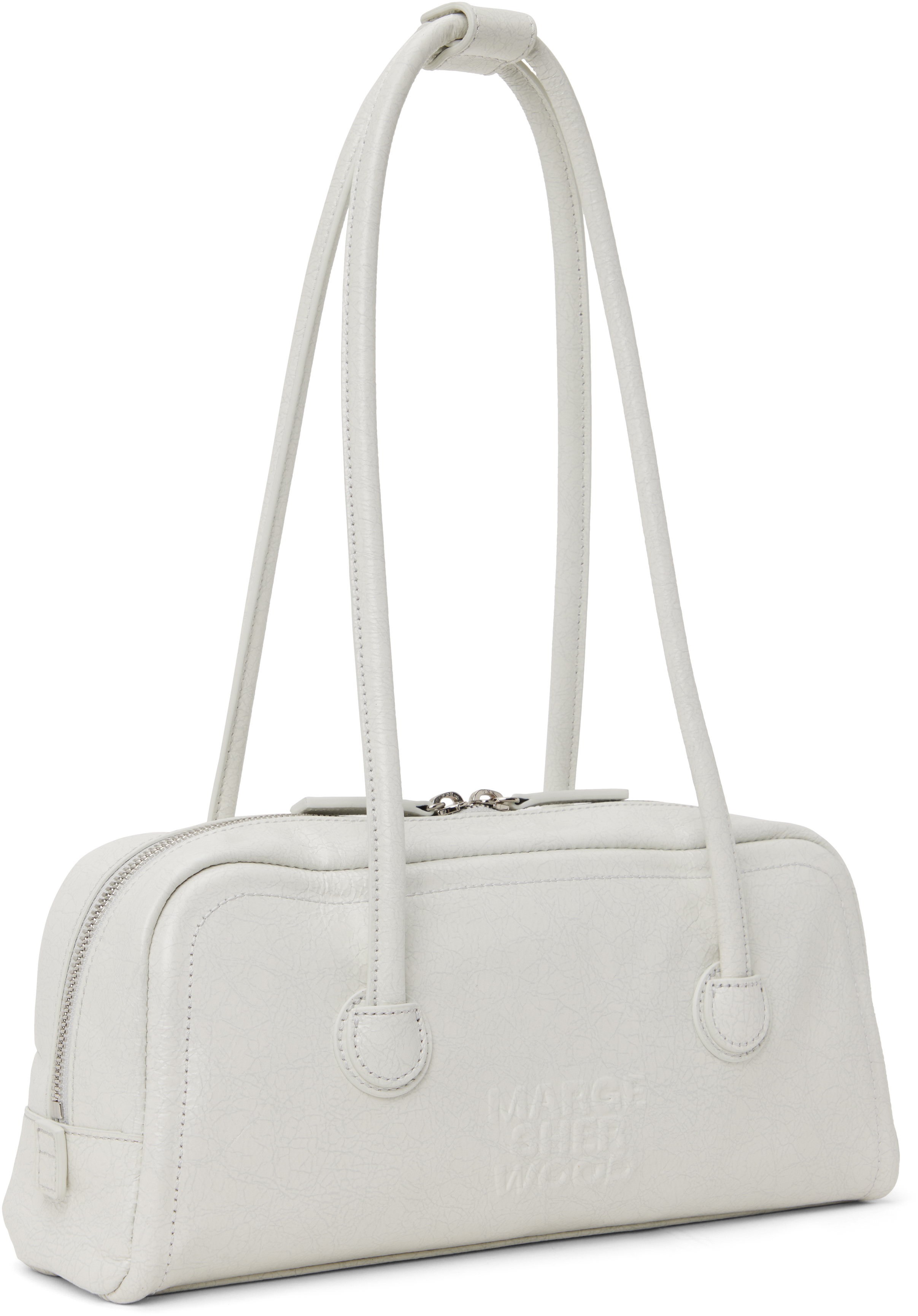 MARGESHERWOOD Off-White Soft Baguette Bag
