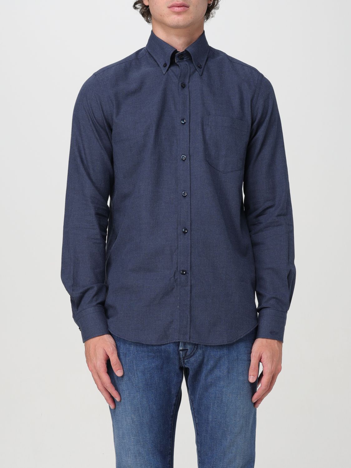 Shirt Men color Blue