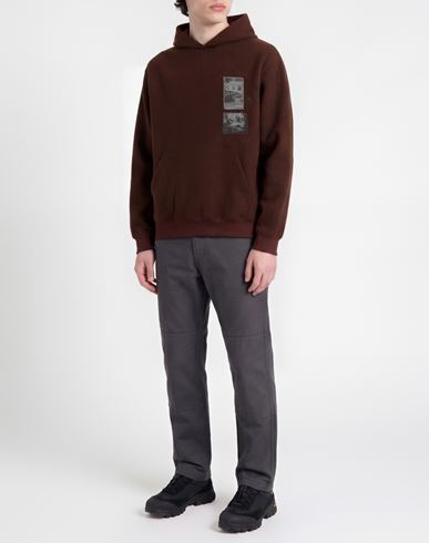 Man Sweatshirt Brown Size S Wool, Polyester, Polyamide, Elastane