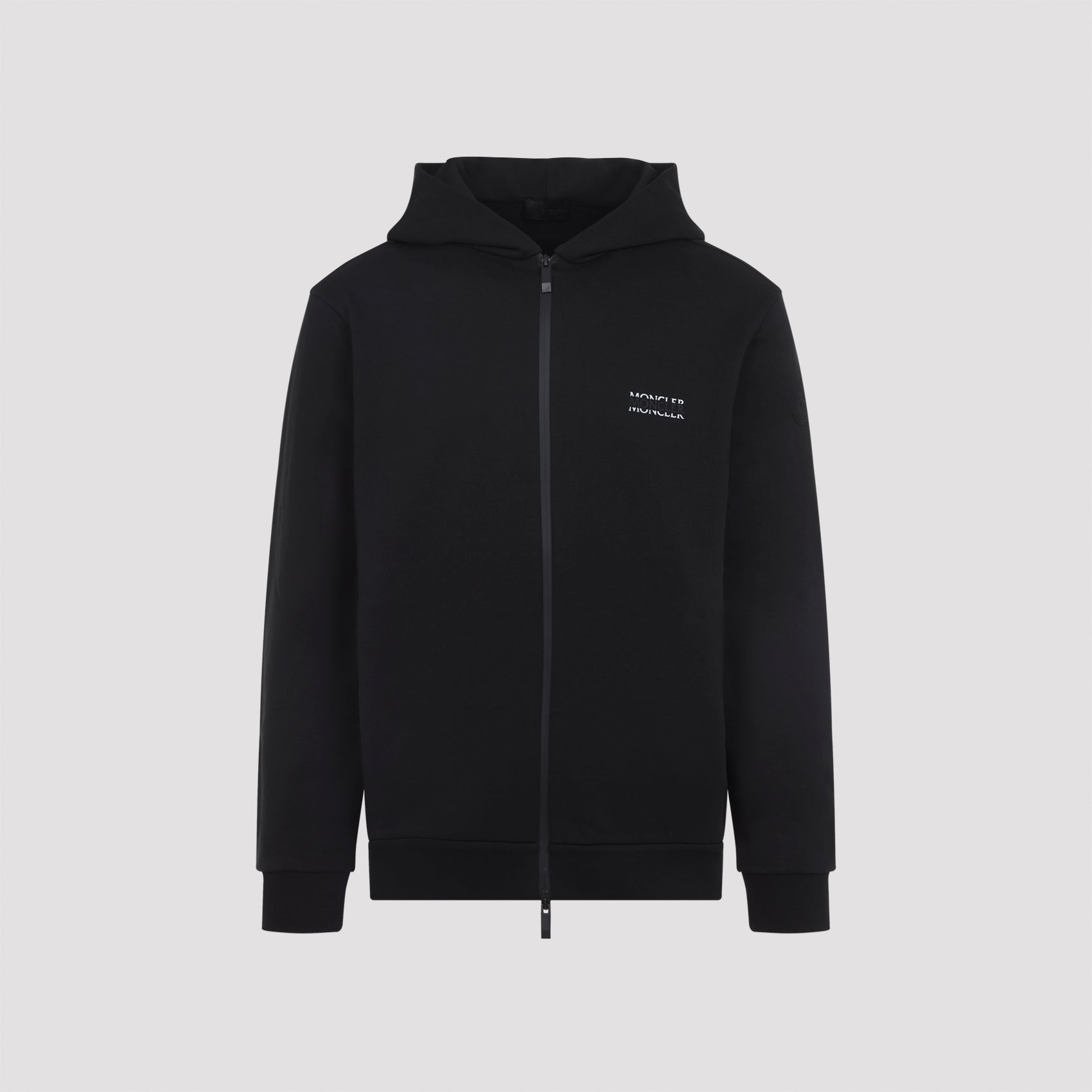 Logo Cotton Zip-Up Sweatshirt